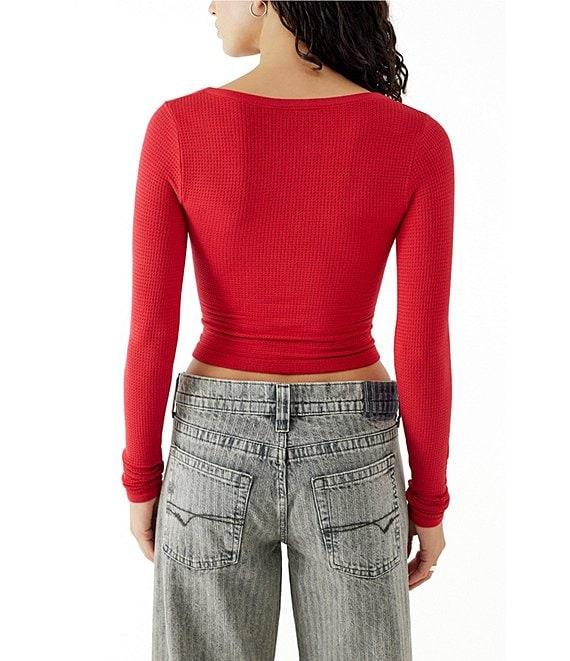 BDG Urban Outfitters Long Sleeve Knockout Top Product Image
