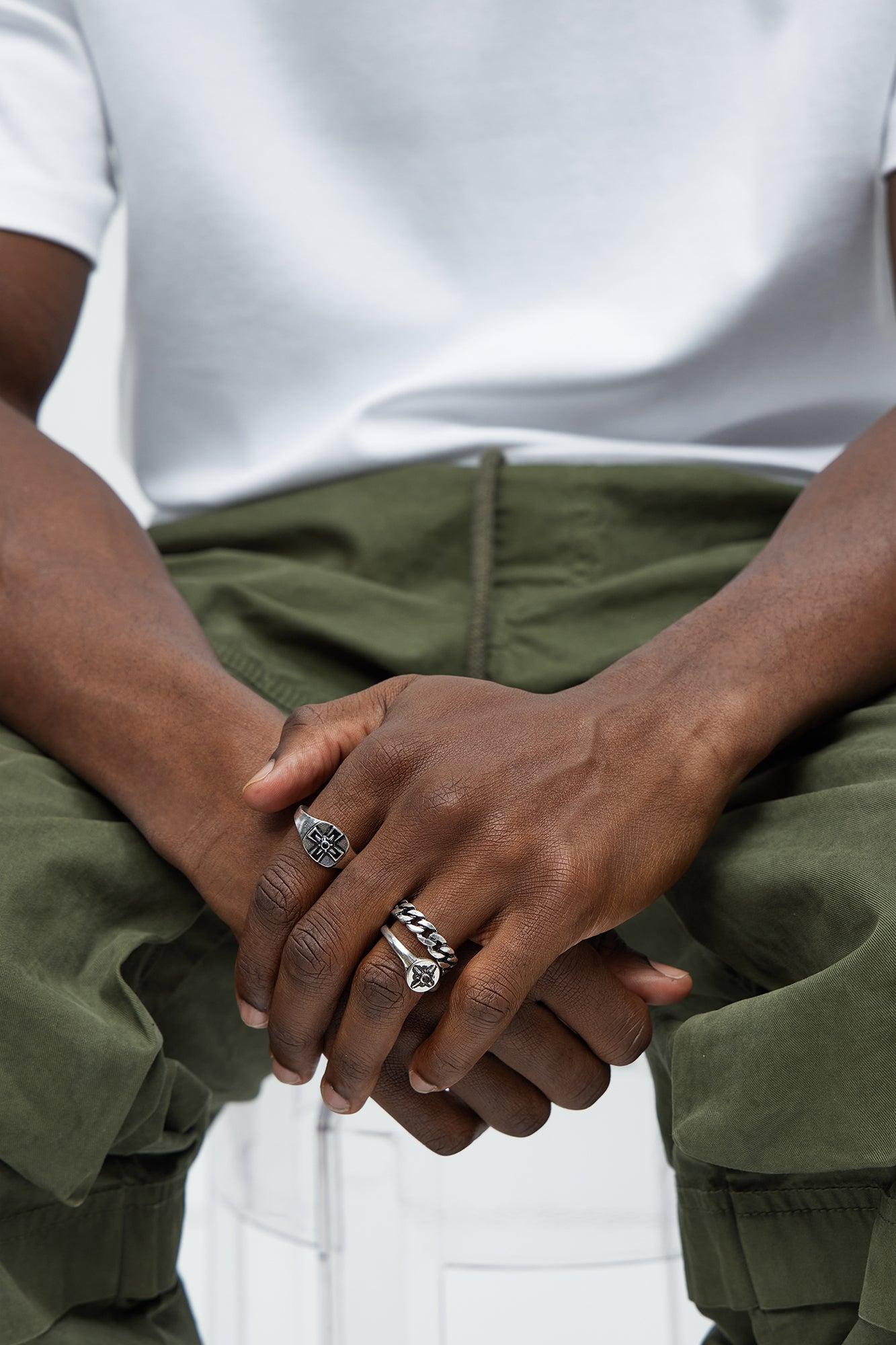 Wander Ring Set - Silver Product Image