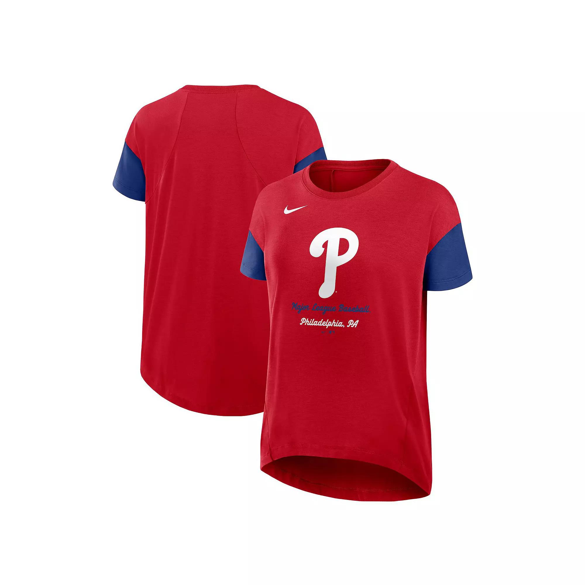 Women's Nike Royal Texas Rangers Flowy T-Shirt,  Product Image