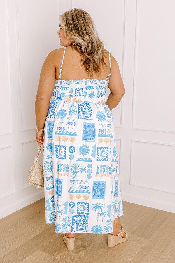 Coastal Daydream Midi Dress Curves Product Image