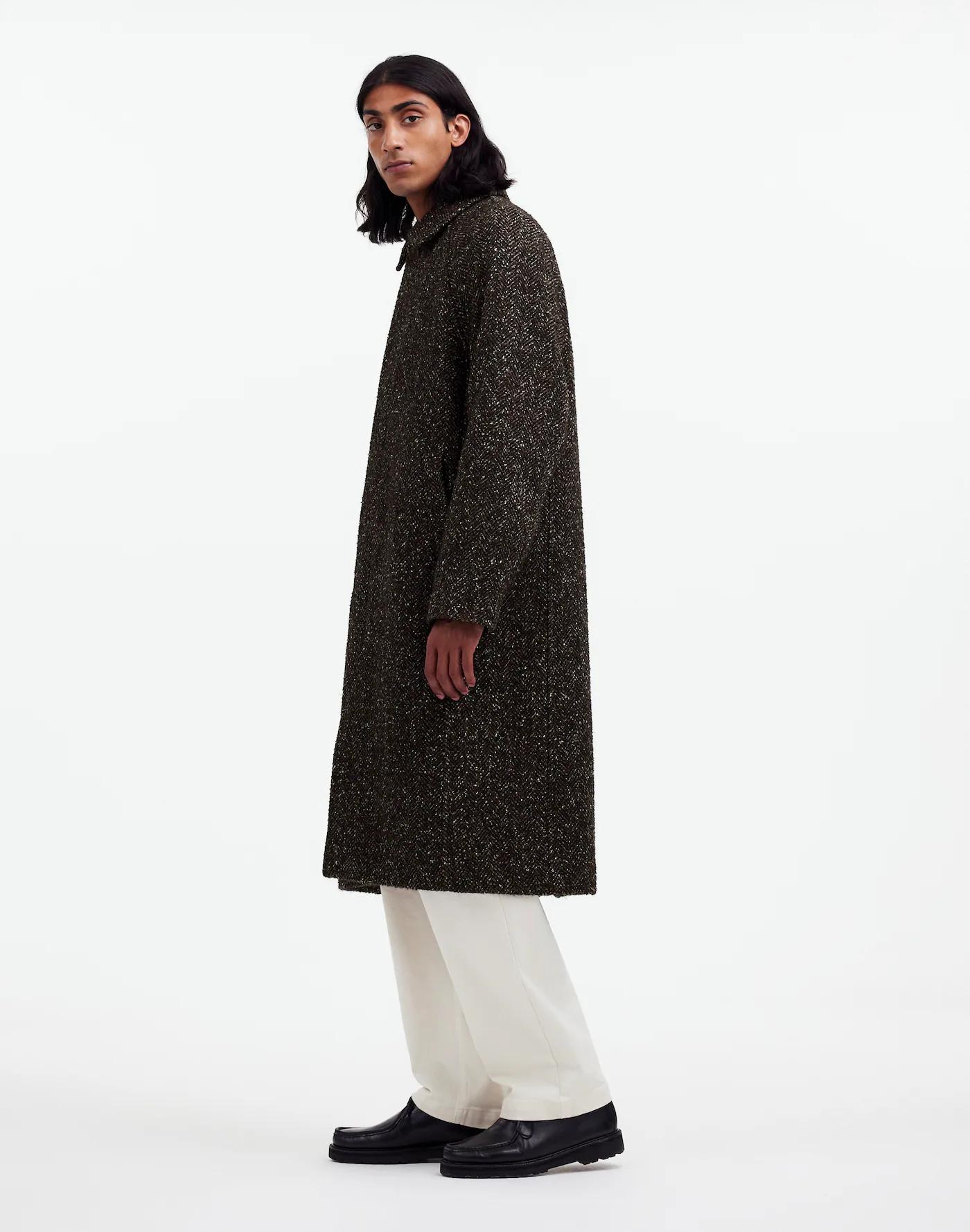 Raglan-Sleeve Topcoat in Italian Fabric Product Image