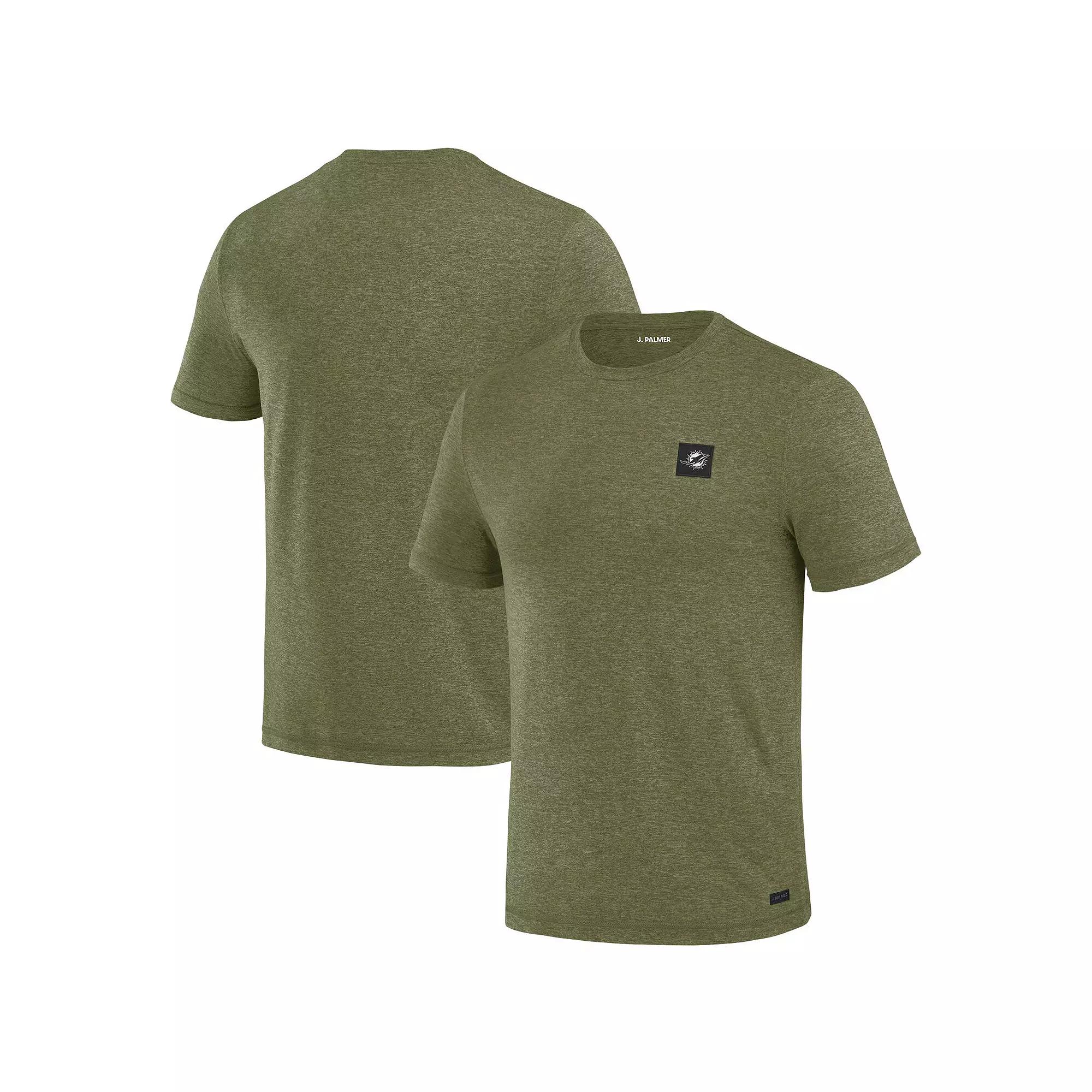 Men's J. Palmer Green Miami Dolphins Four Down T-Shirt,  Product Image