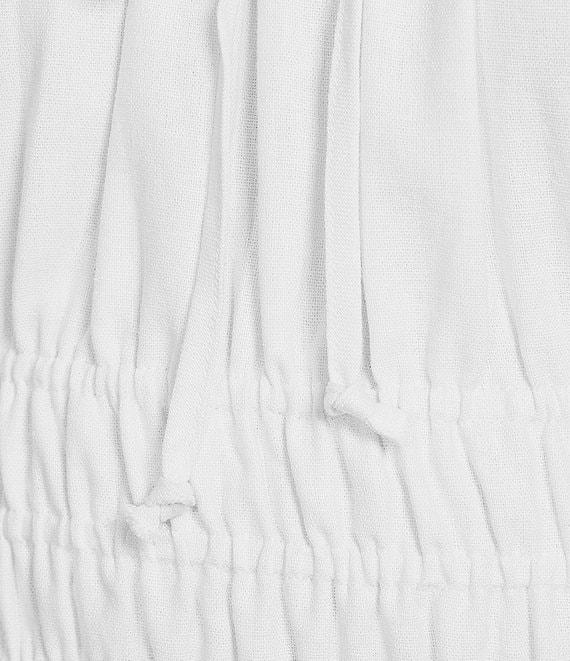 Copper Key Short Puff Sleeve Triple Elastic Waist Dress Product Image