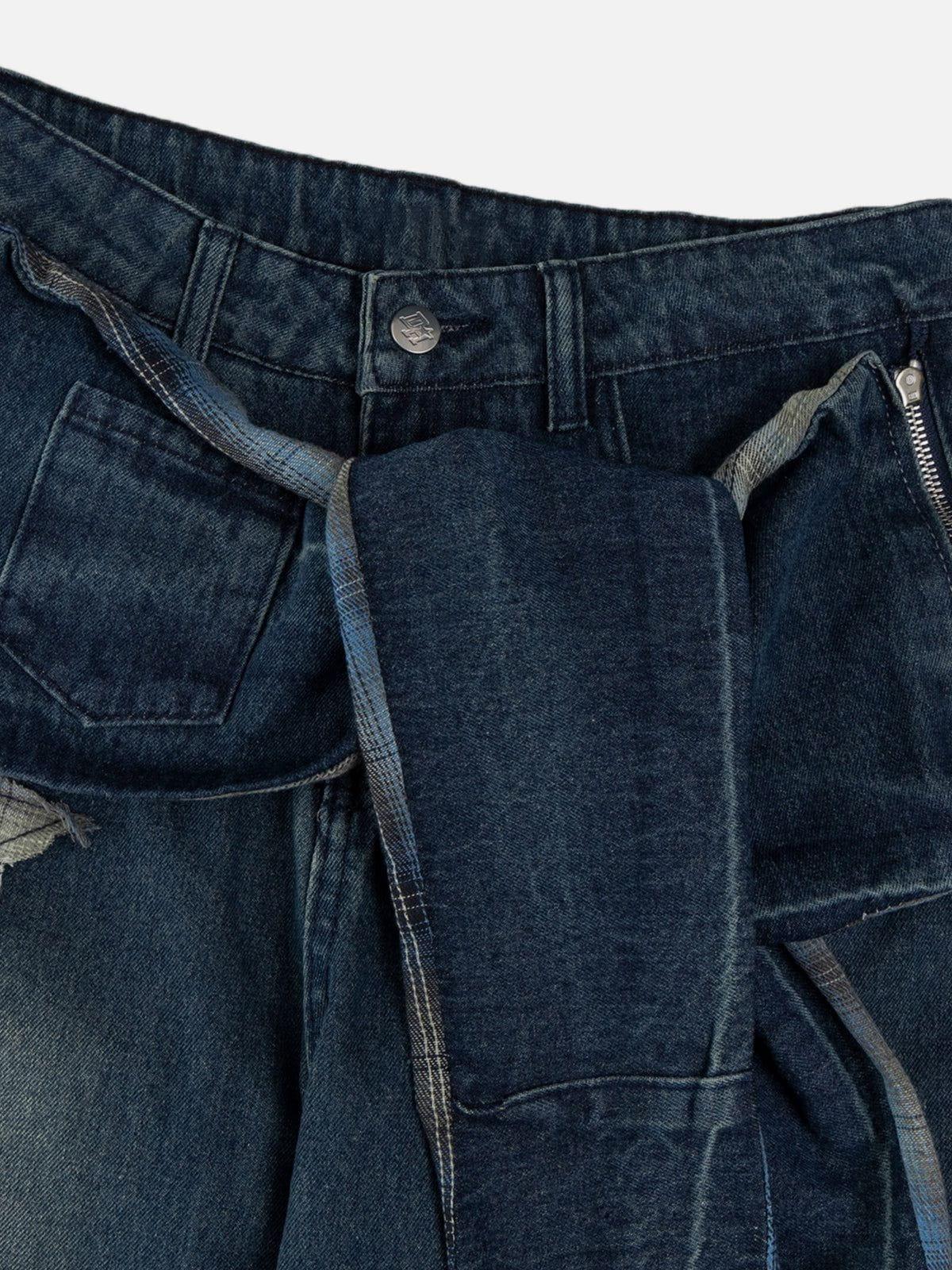 Aelfric Eden Applique Star Baggy Barrel Jeans Product Image