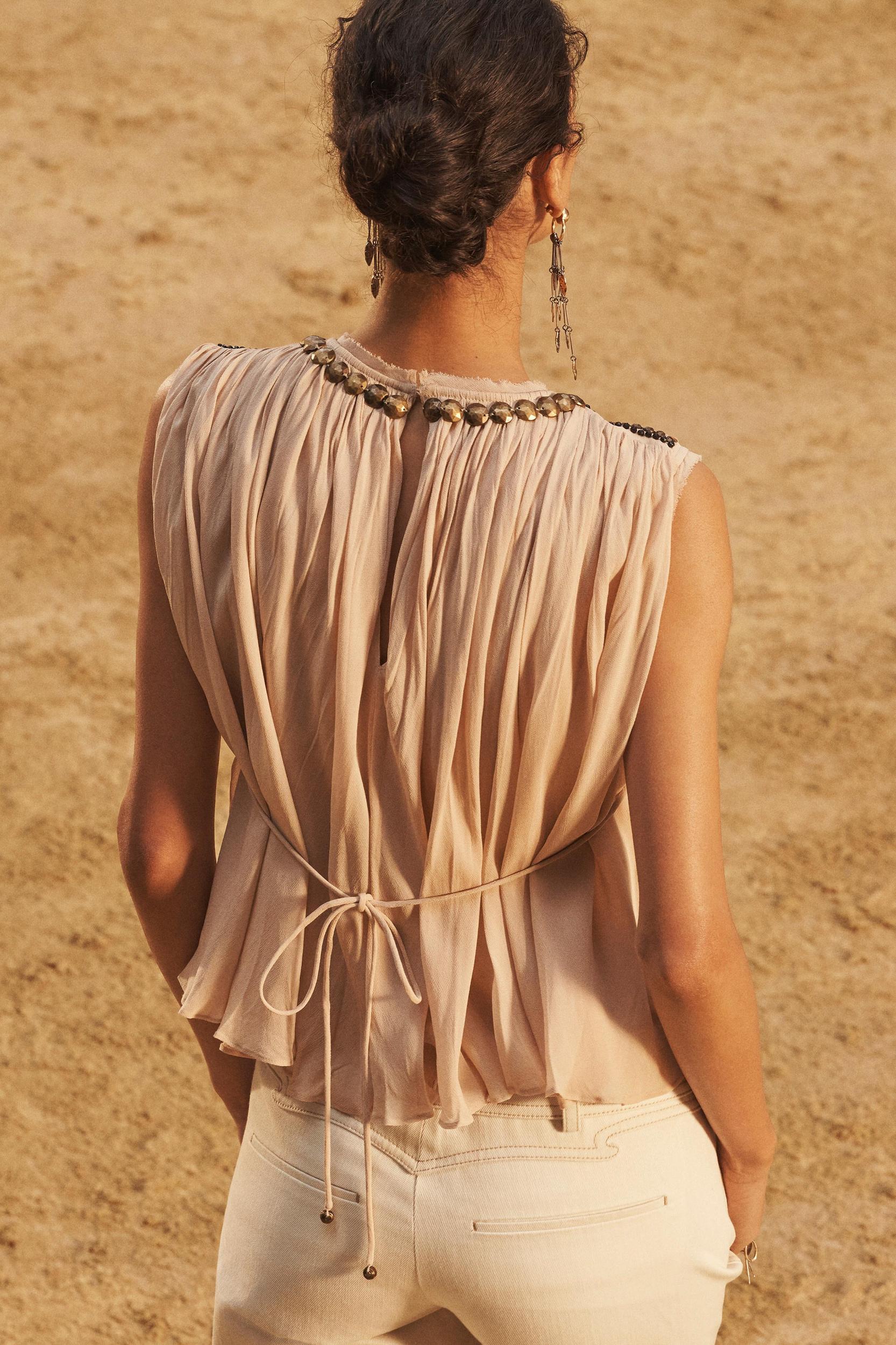 LIMITED EDITION TOPSTITCHED FLARE PANTS Product Image