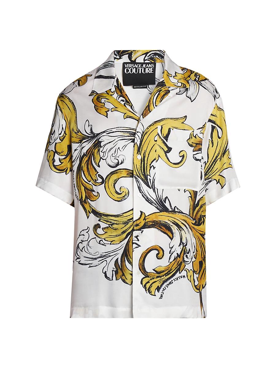 Mens Barocco Short-Sleeve Camp Shirt Product Image