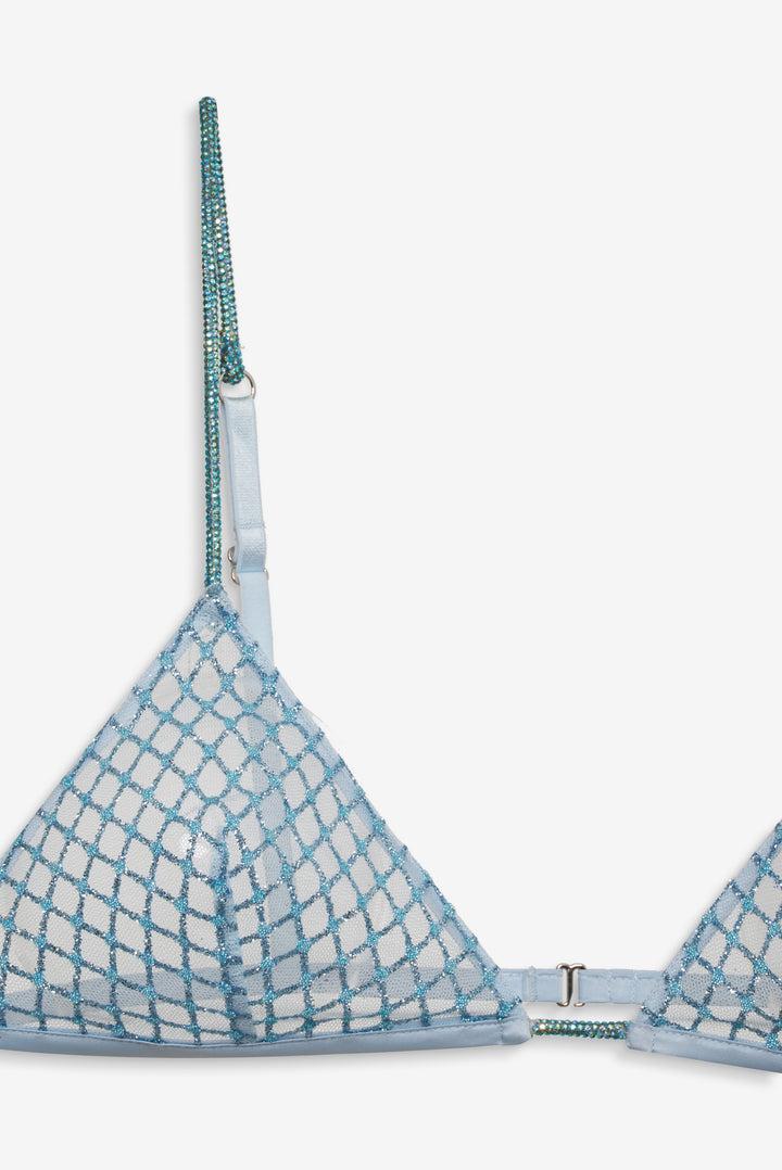 Glitter Bralette — Blue Product Image