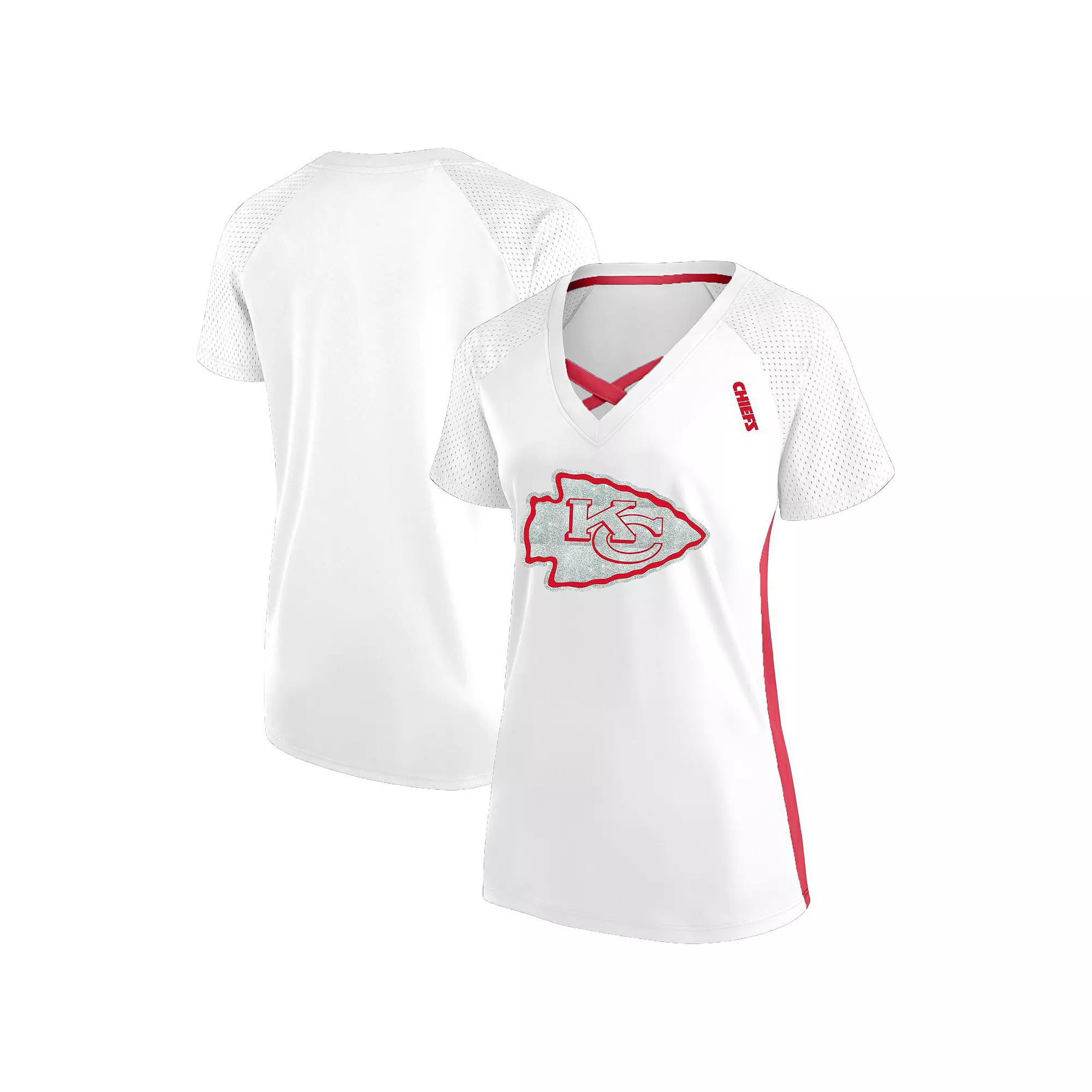 Women's Fanatics White Kansas City Chiefs Plus  Product Image