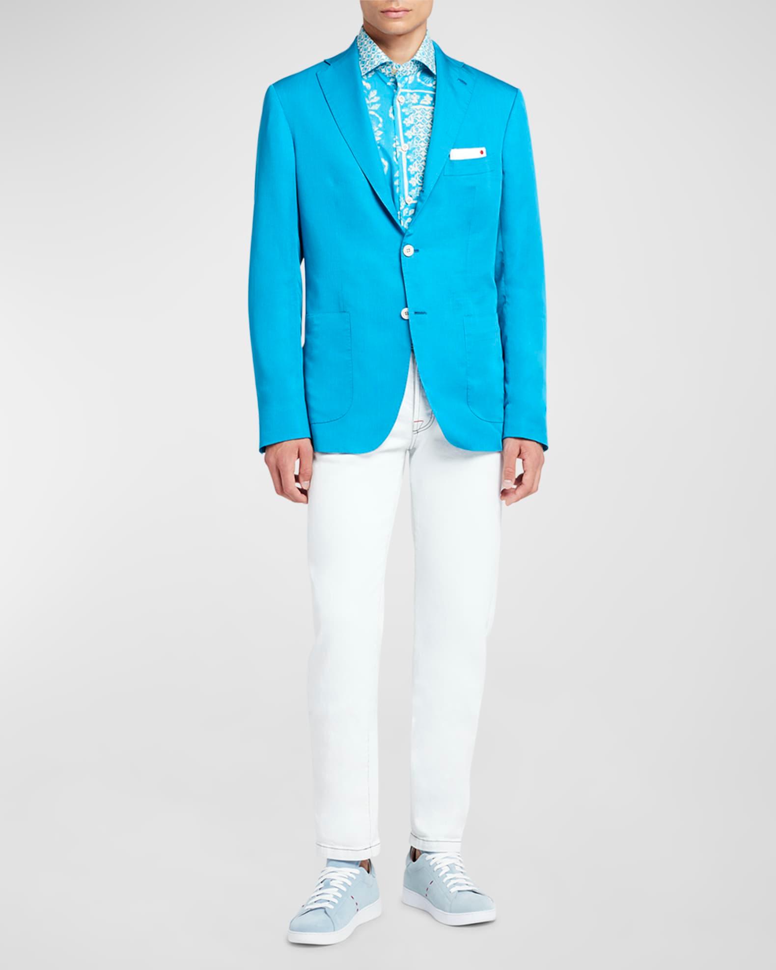 Men's Solid Lyocell-Blend Sport Coat Product Image