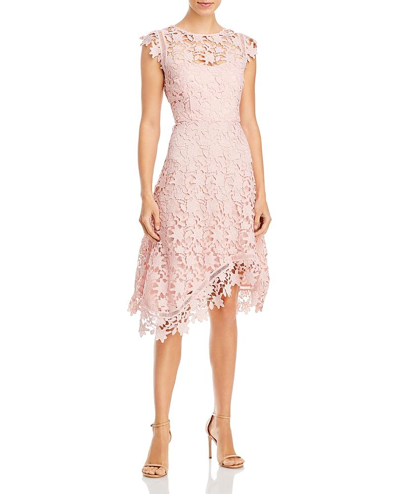 Eliza J Asymmetric Lace Dress Product Image