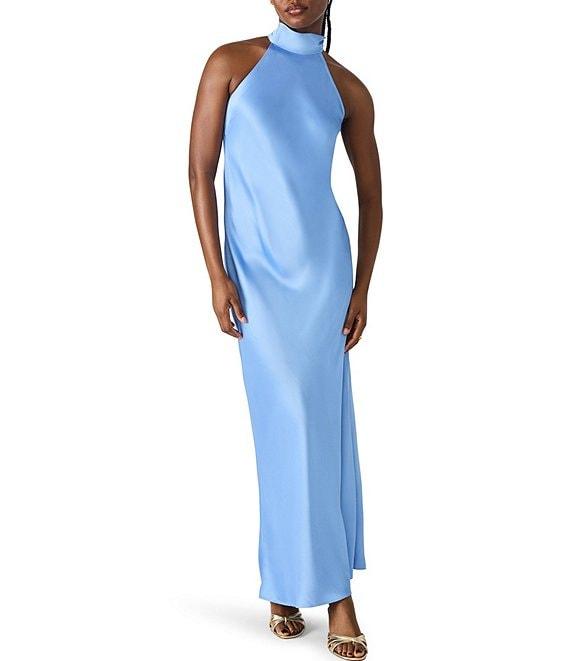Steve Madden Lara High Neck Sleeveless Maxi Dress Product Image
