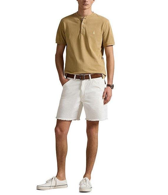 Polo Ralph Lauren Featherweight Mesh Short Sleeve Henley Shirt Product Image