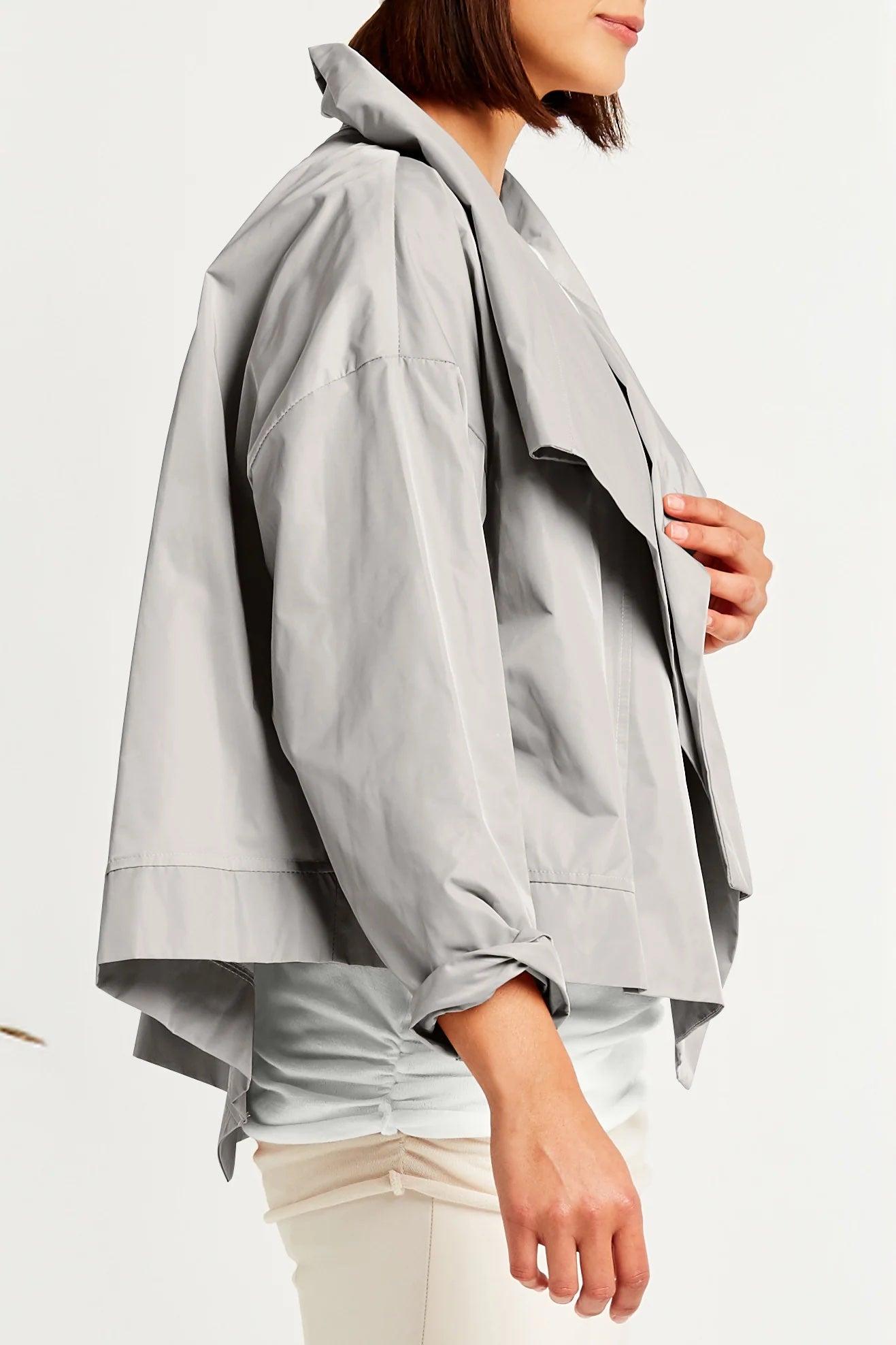 Planet Nylon Cropped Asymmetrical Jacket Product Image