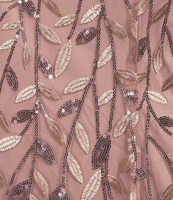 Alex Evenings Plus Size Cap Sleeve Sequin Fit and Flare Midi Dress Product Image