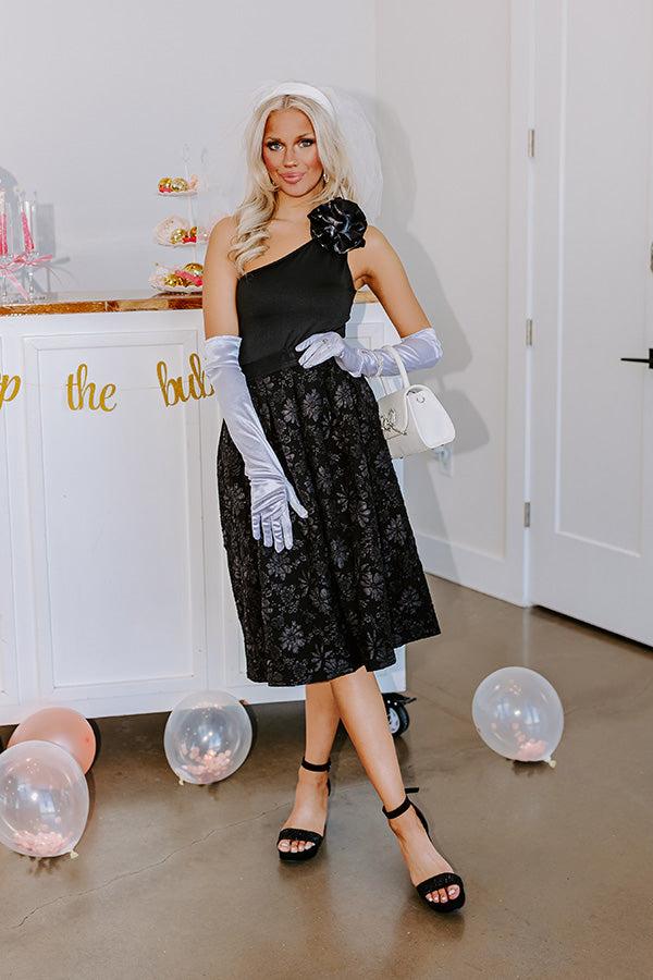 Lovely Moment Bodysuit in Black Product Image