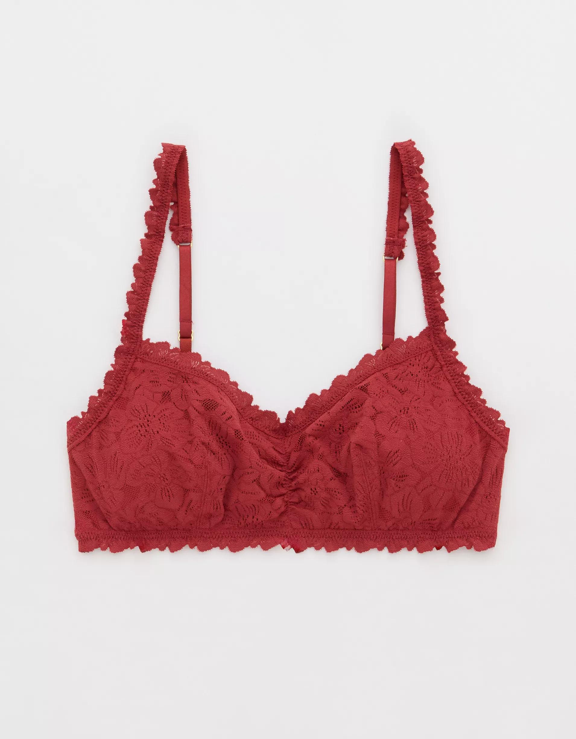 Show Off Rosey Lace Scoop Bralette Product Image