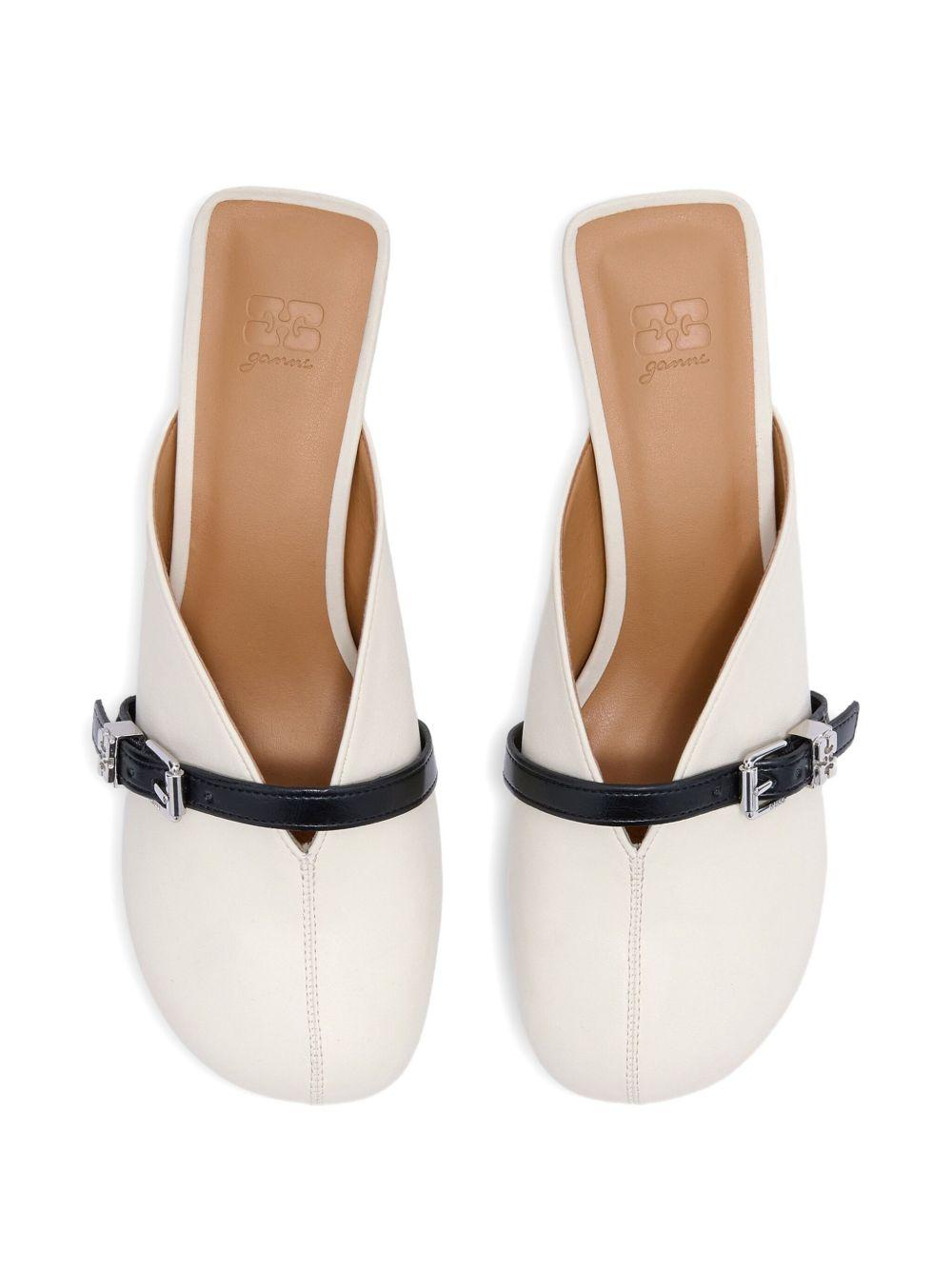 buckle heeled mules Product Image