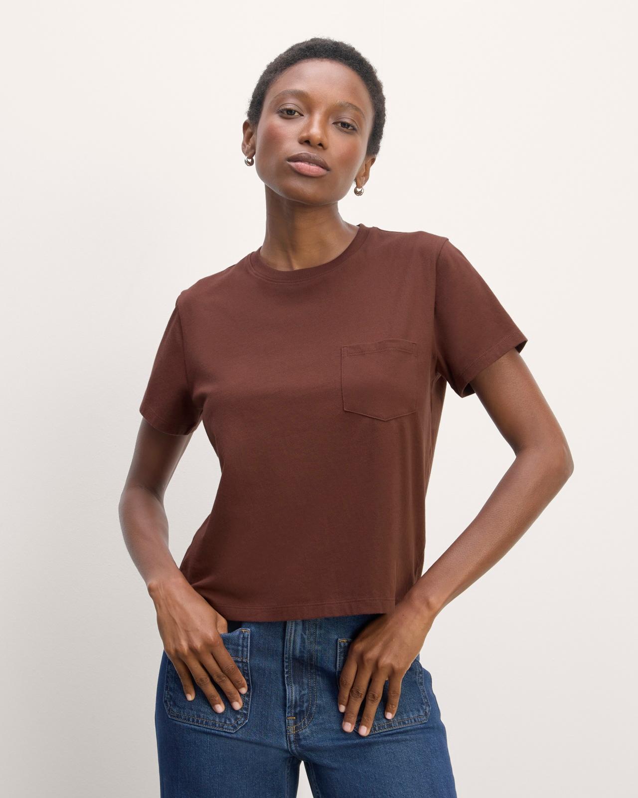 Womens Box-Cut T-Shirt in Essential Cotton by Everlane Product Image