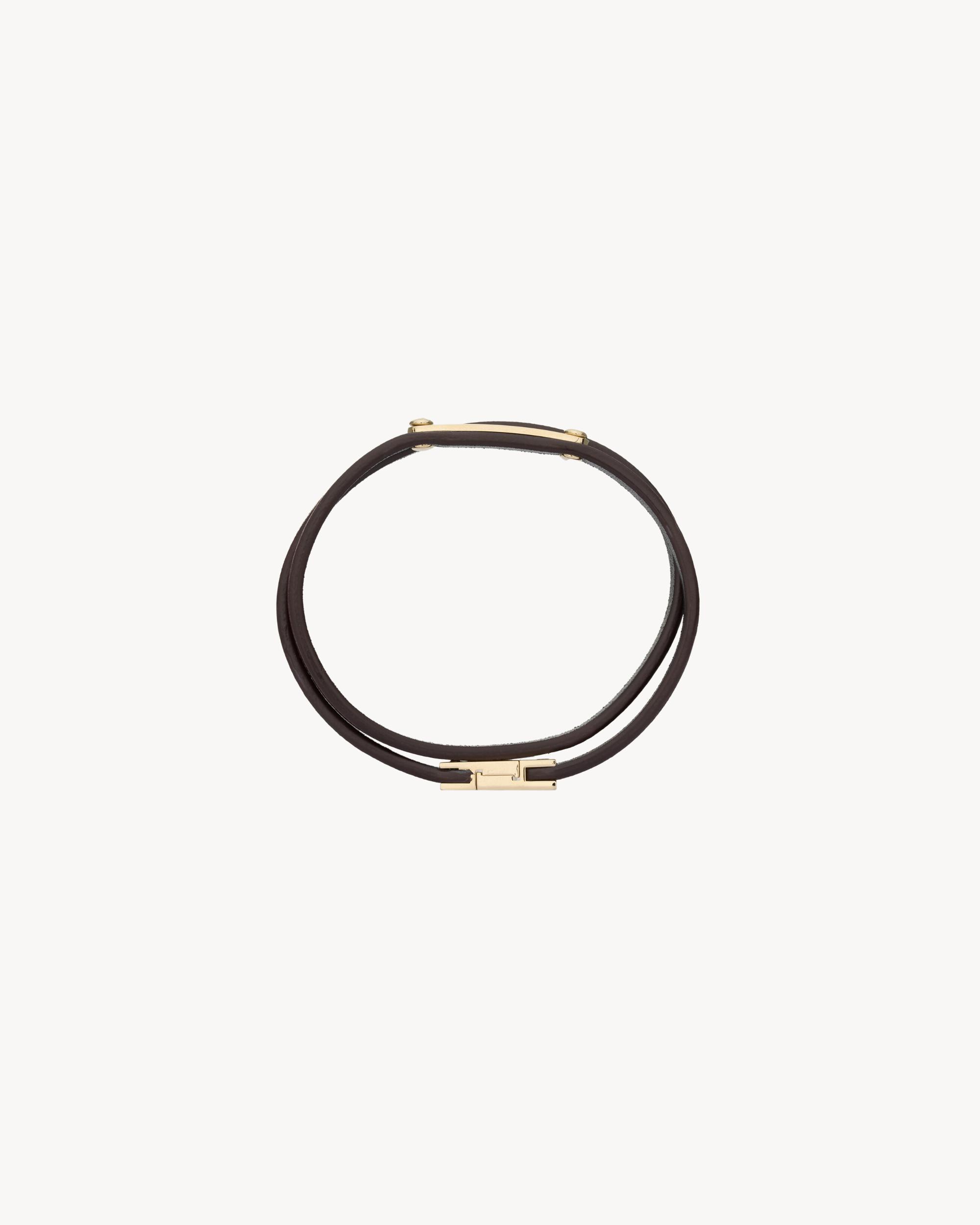 CASSANDRE bracelet in leather Product Image