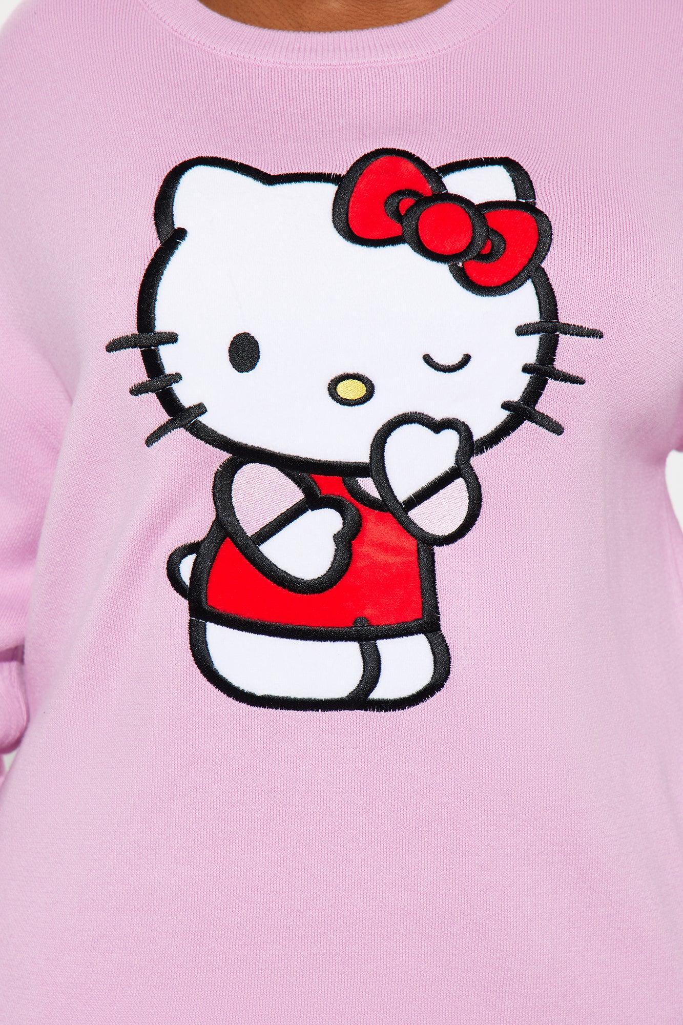 Hello Kitty Wink Sweater - Pink/combo Product Image