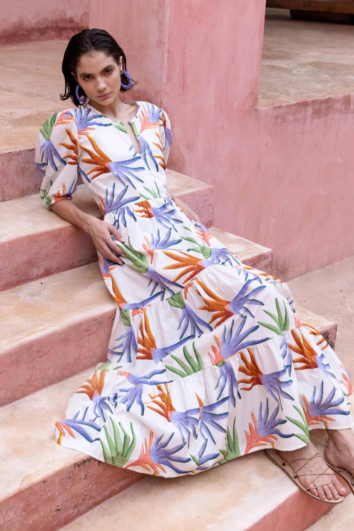 Puff Sleeve Maxi Product Image