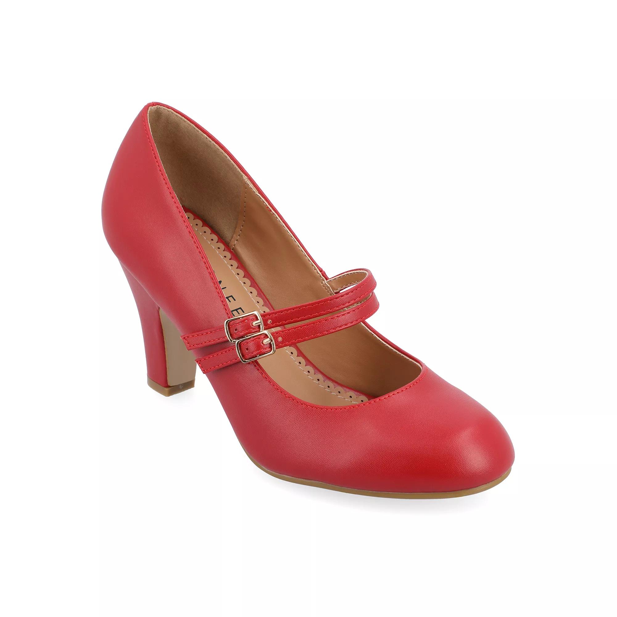 Journee Windy Women's Mary Jane High Heels,  Product Image