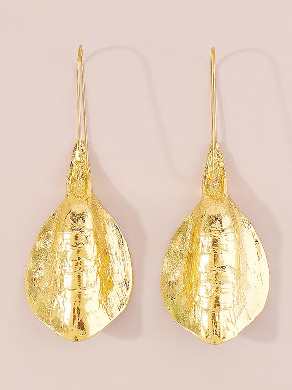 Flower Shape Drop Earrings Earrings Accessories Product Image