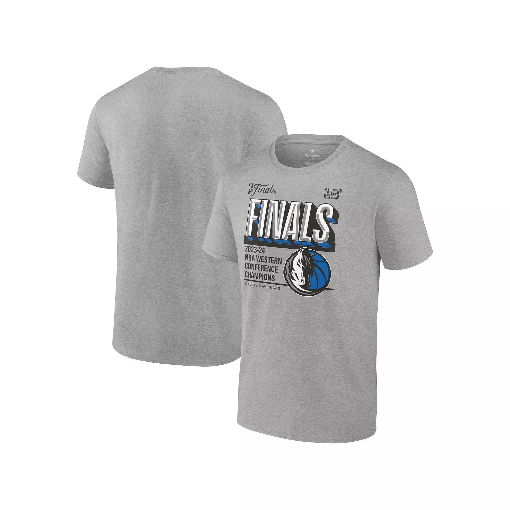 Men's Fanatics Heather Gray Boston Celtics 2024 Eastern Conference Champions Locker Room Big & Tall T-Shirt, Size: 3XB, Grey Product Image