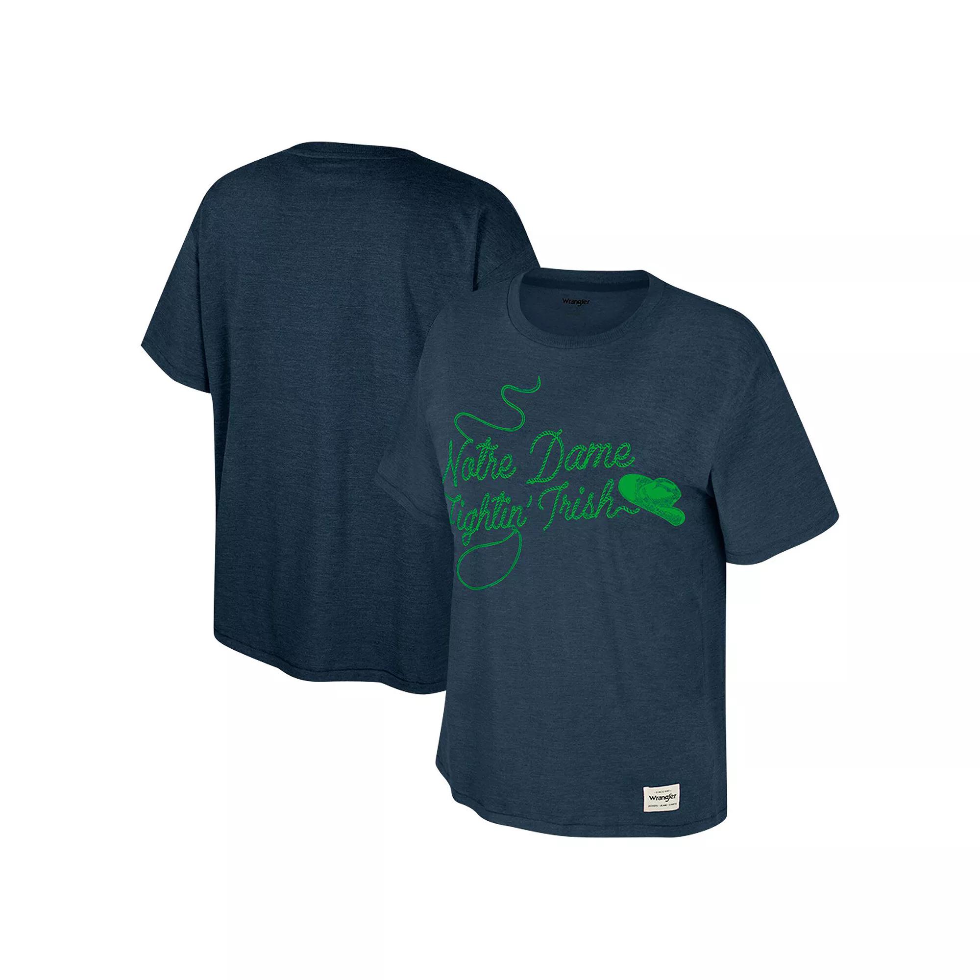 Women's Colosseum x Wrangler Navy Notre Dame Fighting Irish Lasso Over Product Image