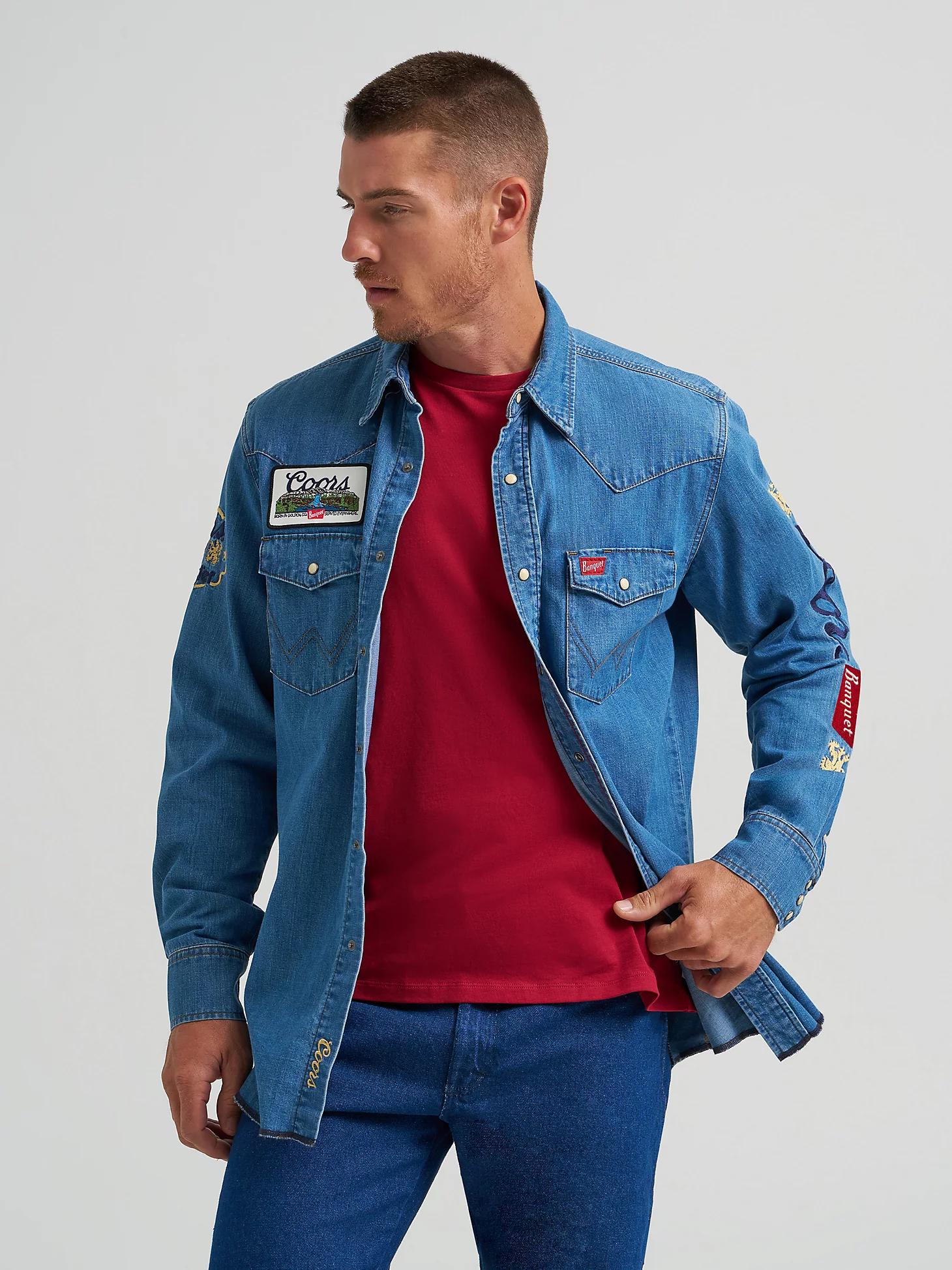 Wrangler x Coors Denim Shirt | Men's SHIRTS | Wrangler® Product Image