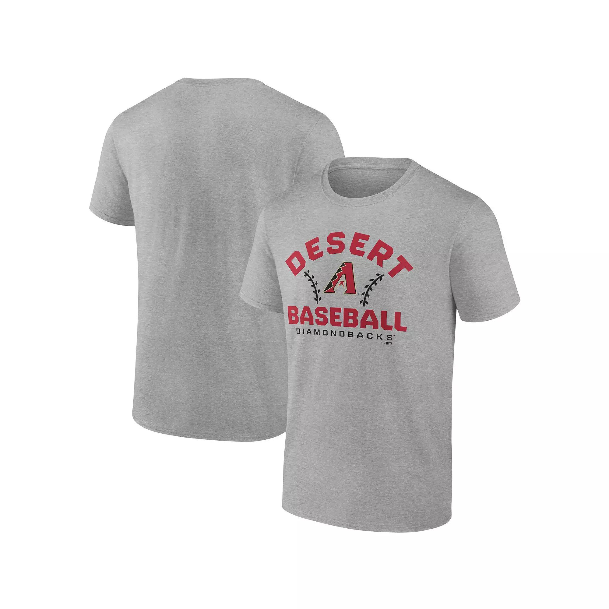 Men's Fanatics Branded Heathered Gray San Diego Padres Iconic Go for Two T-Shirt,  Product Image