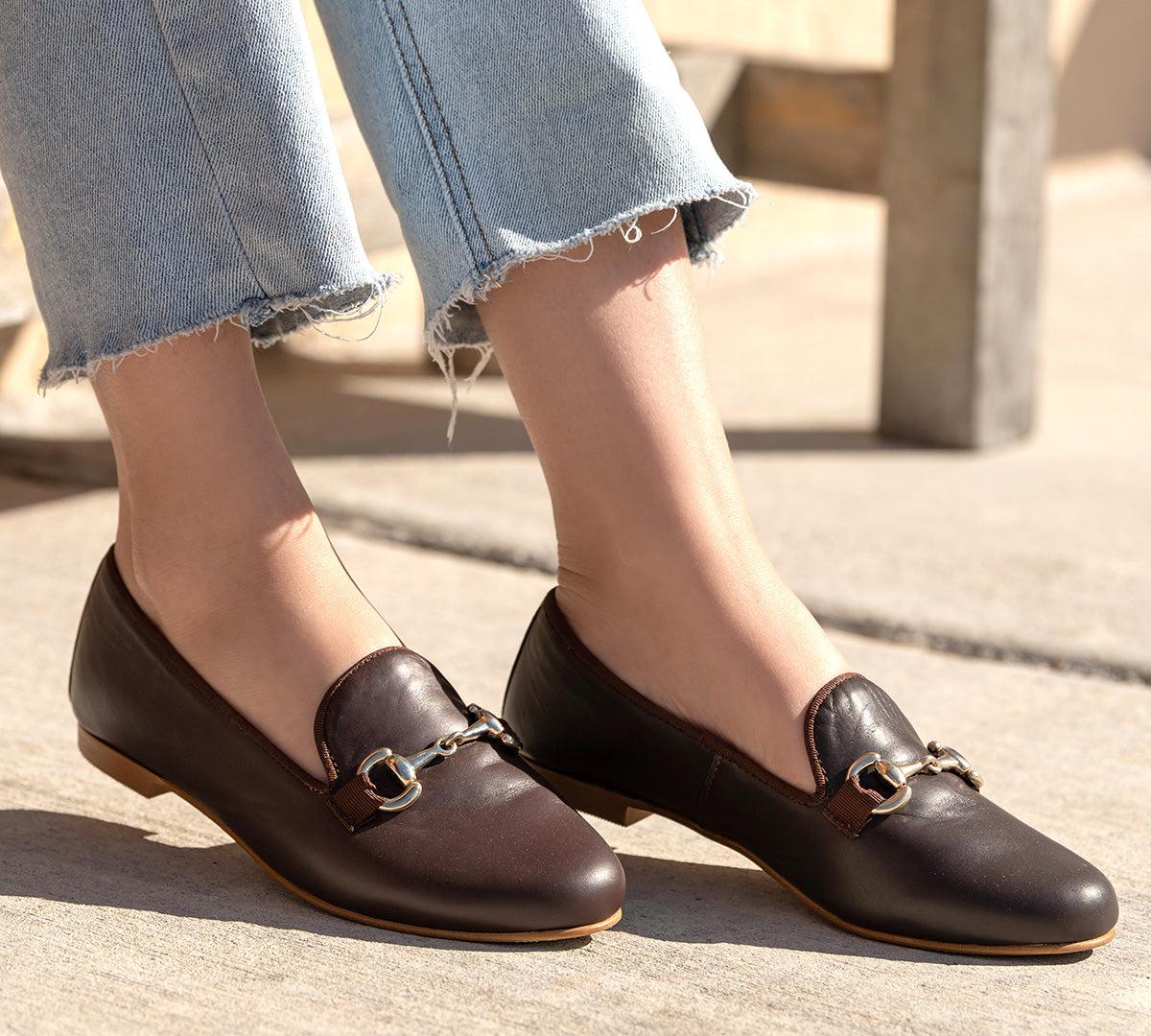 Chocolate Loafer with Chain Product Image