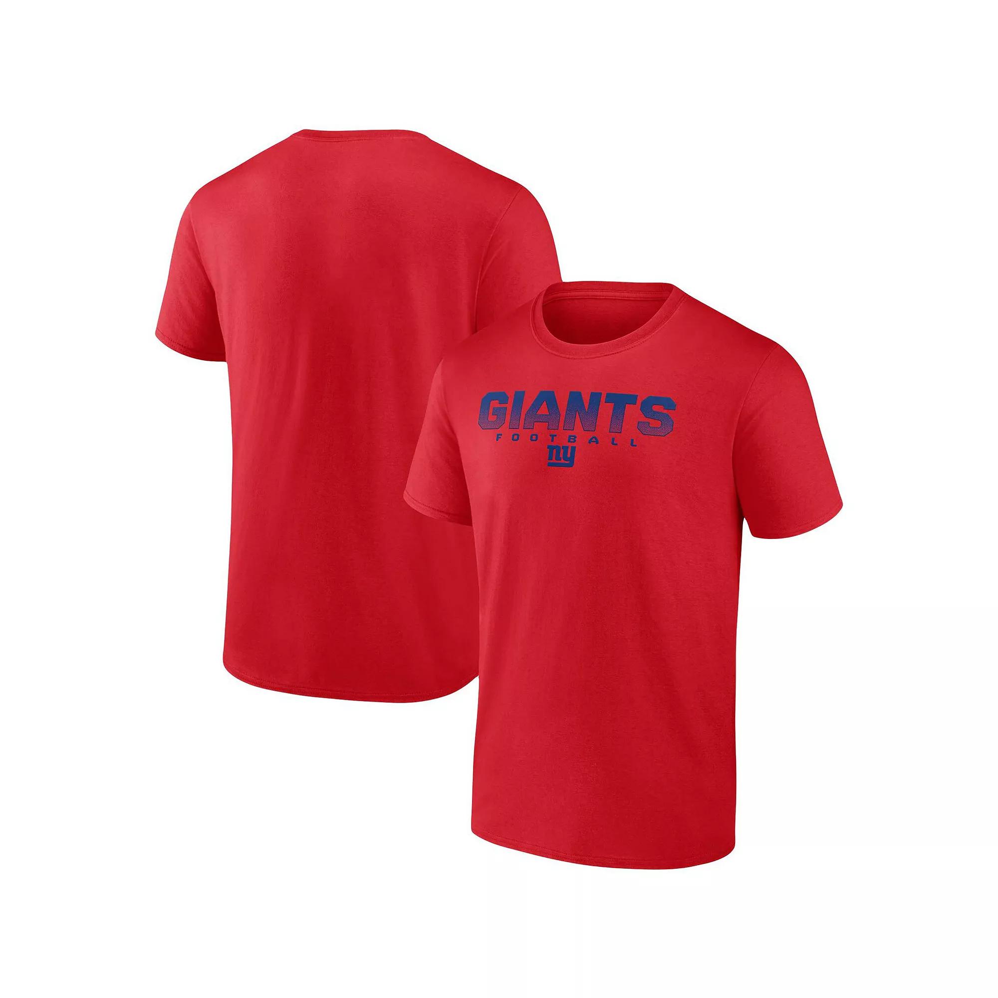 Men's Fanatics Branded Heather Red New York Giants Utility Player T-Shirt, Size: Small Product Image