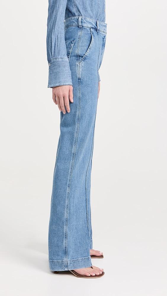 Another Tomorrow Denim Trousers | Shopbop Product Image
