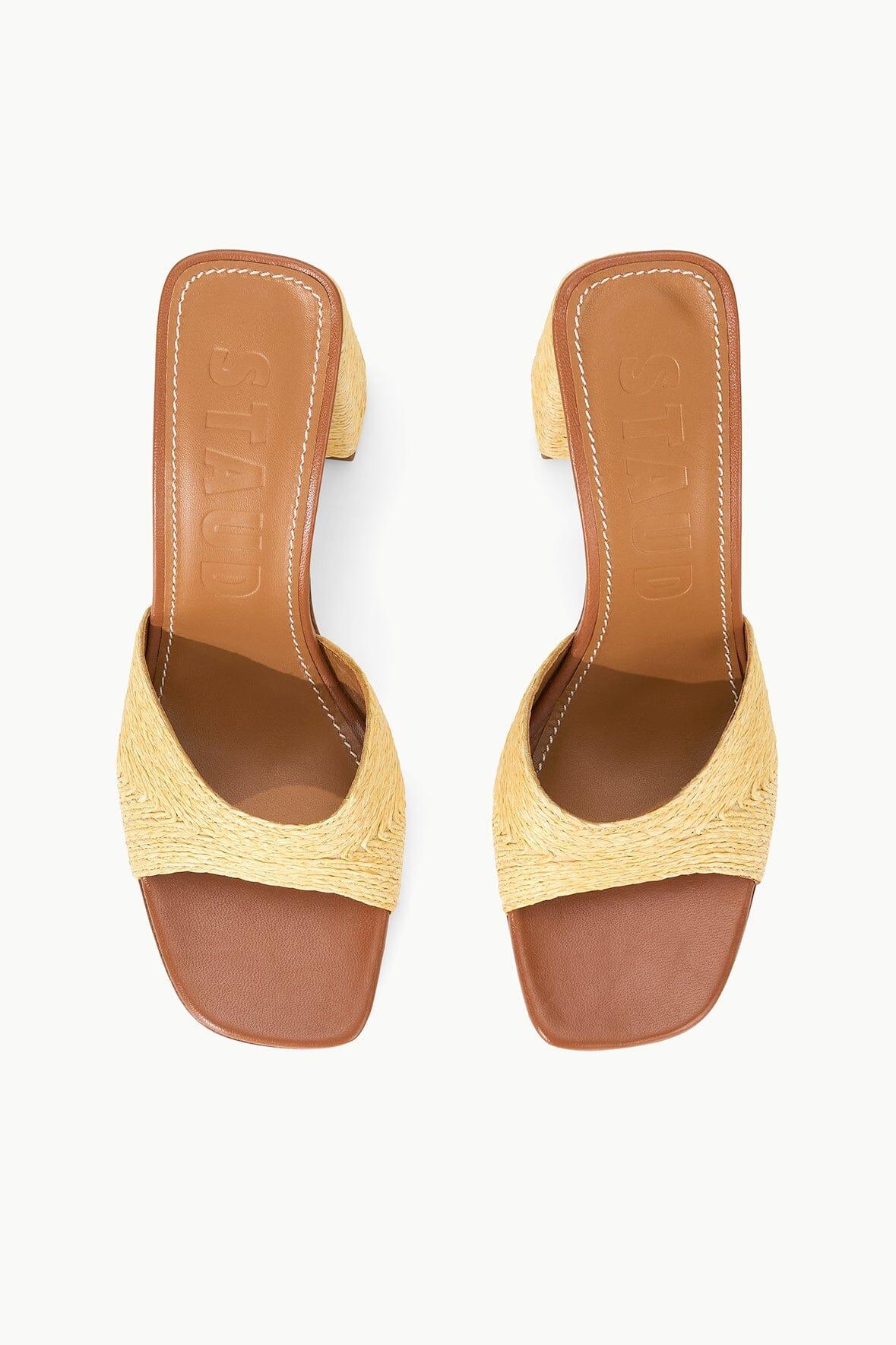 SLOANE HEEL | NATURAL RAFFIA Product Image