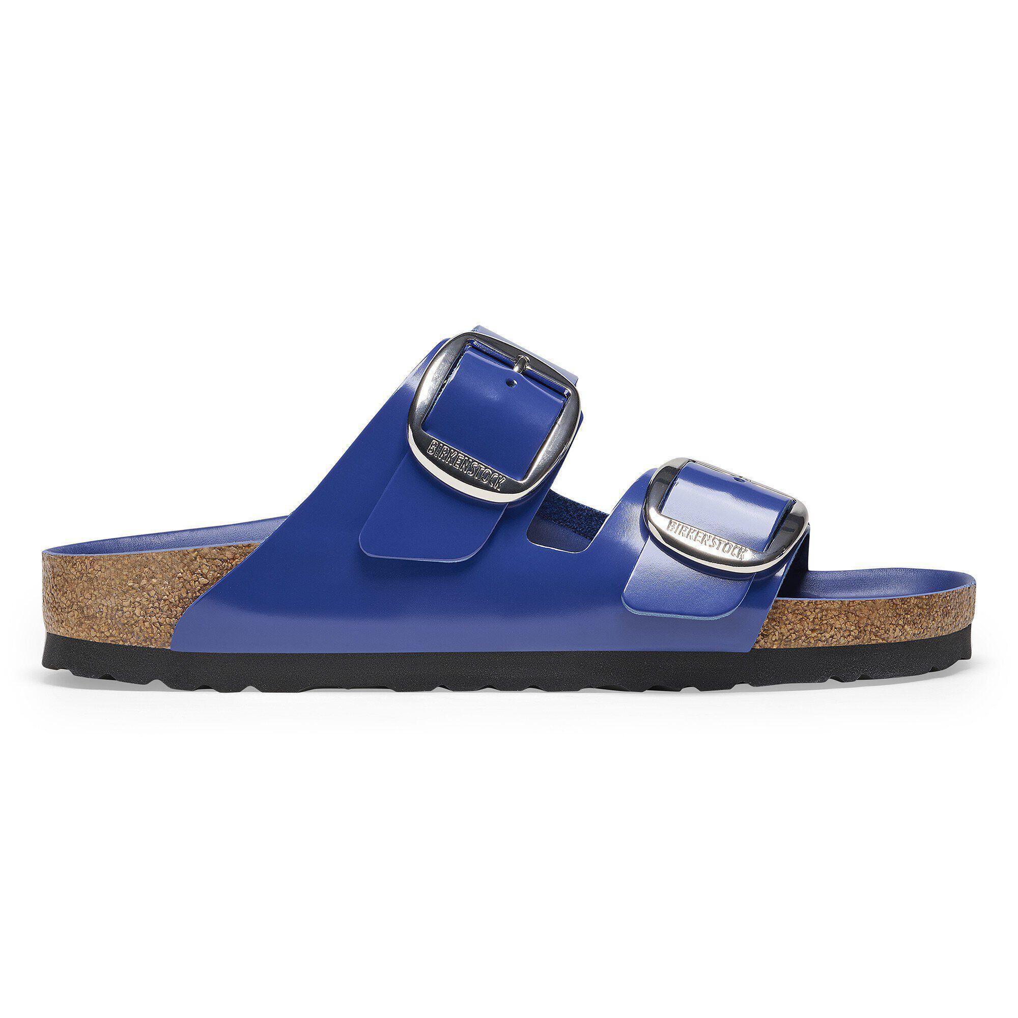 Arizona Big Buckle Natural Leather Patent High-Shine Cobalt Product Image