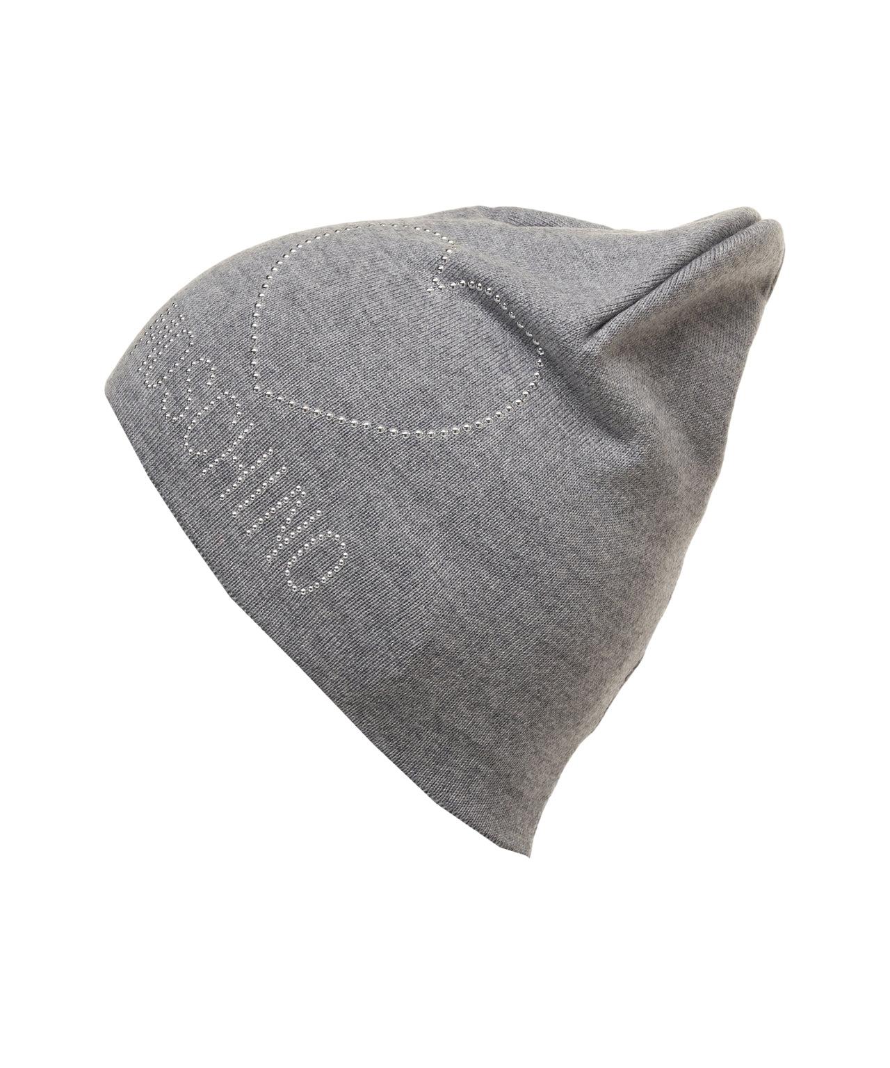 Knit beanie with rhinestone application Product Image