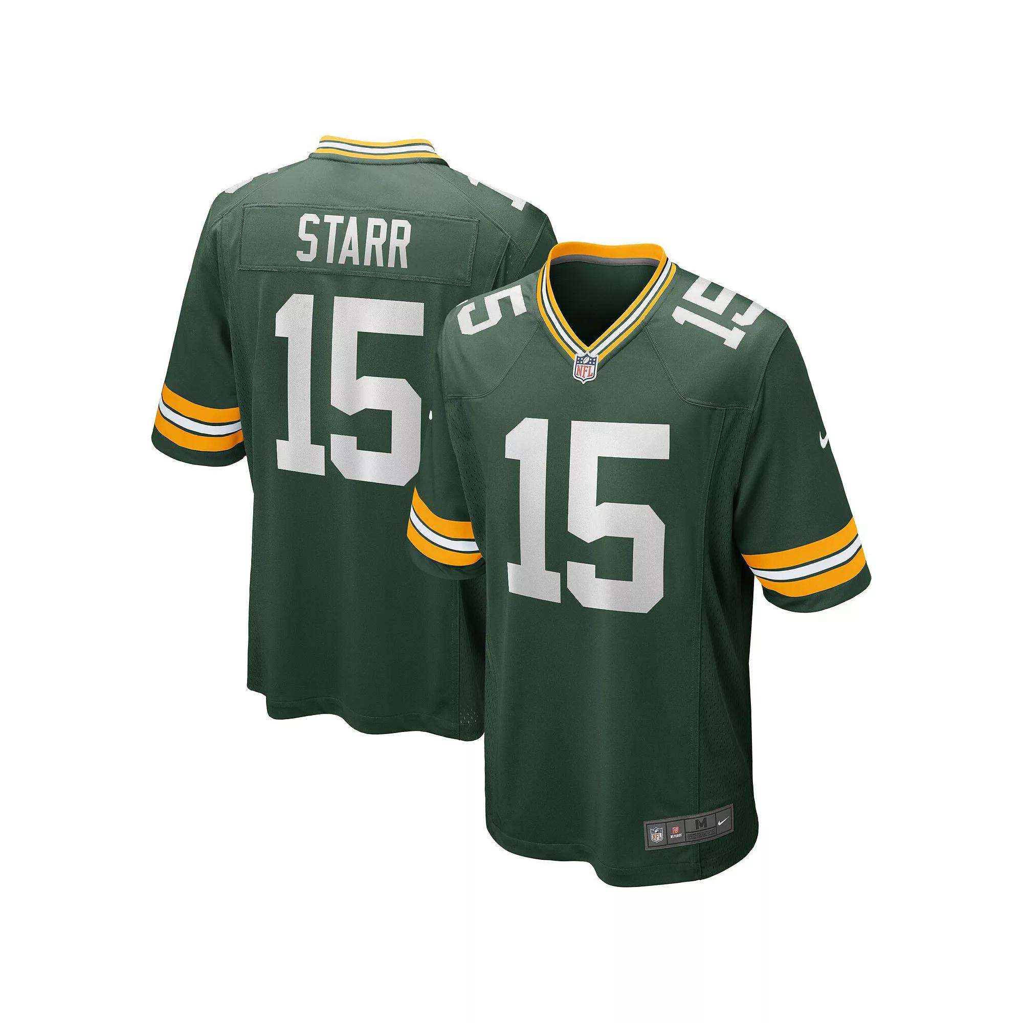 Men's Nike Bart Starr Green Green Bay Packers Game Retired Player Jersey, Size: 3XL Product Image