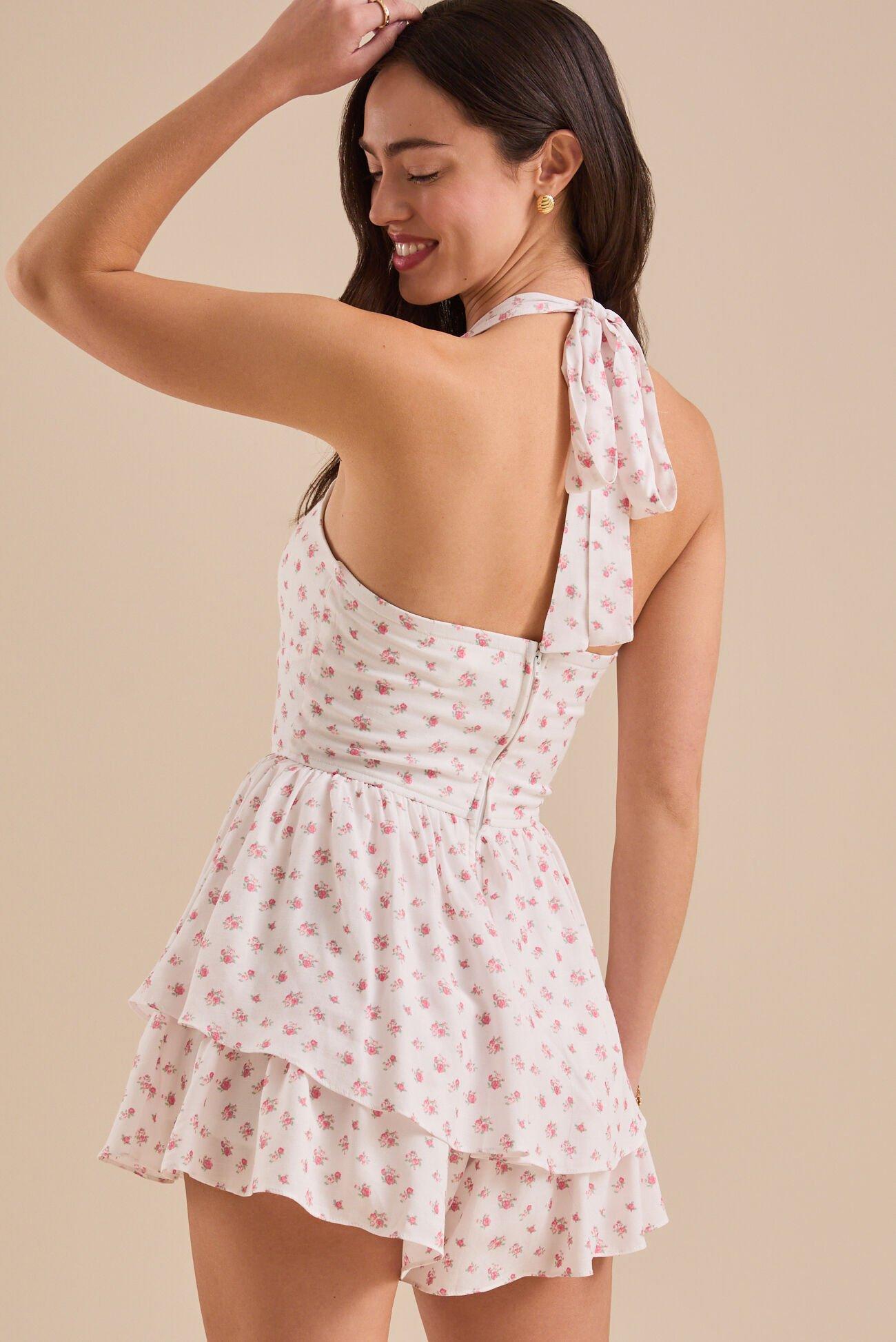 Lillie Floral Layered Romper Product Image