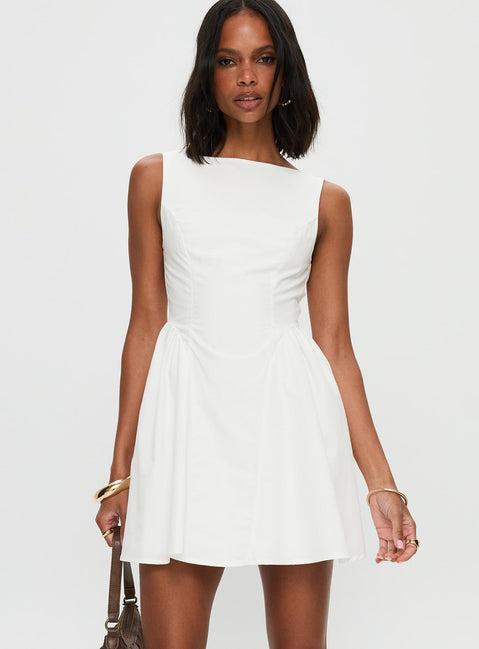 Maryvonne Mini Dress White Product Image