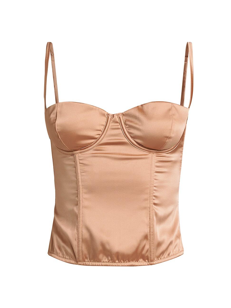 Womens Tous Les Jours Silk Bustier Product Image