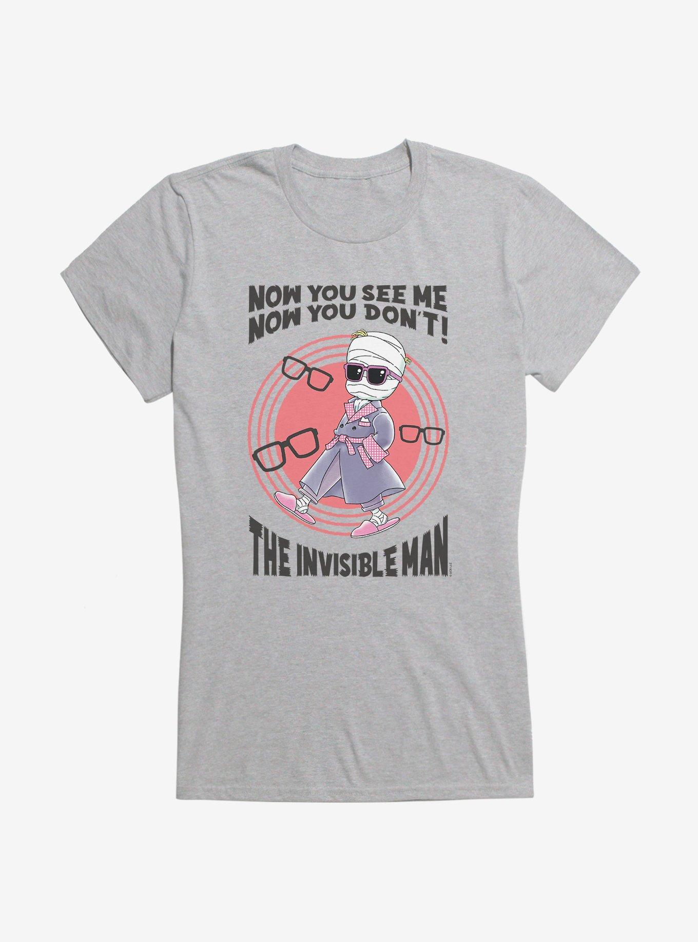 Universal Anime Monsters Invisible Man Girls T-Shirt Product Image