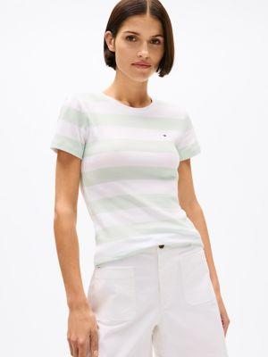 Rugby Stripe Crewneck T-Shirt Product Image