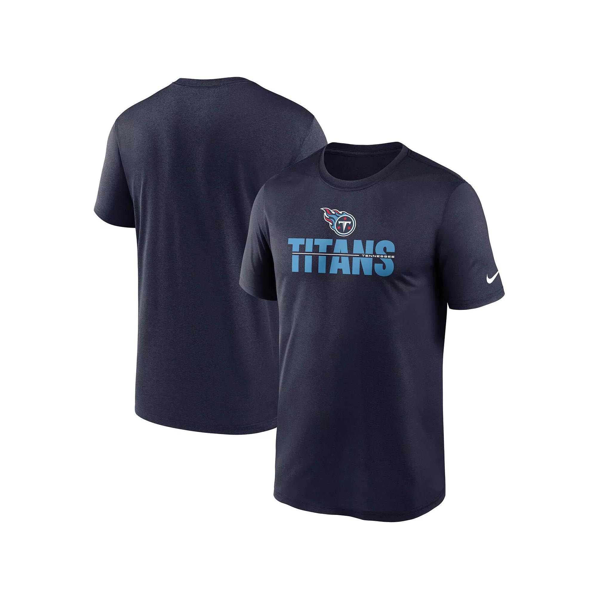 Men's Nike Navy Tennessee Titans Legend Microtype Performance T-Shirt,  Product Image