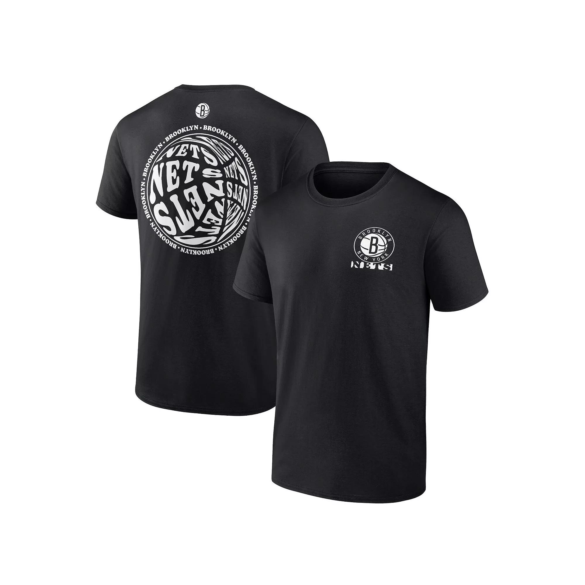 Men's Fanatics Branded Black Brooklyn Nets Basketball Street Collective T-Shirt,  Product Image