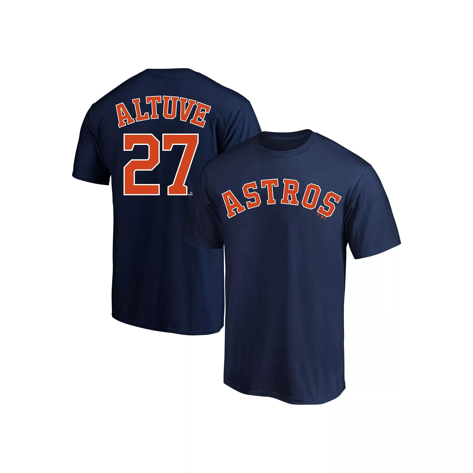 Men's Profile Jose Altuve Navy Houston Astros Big & Tall Name & Number T-Shirt,  Product Image
