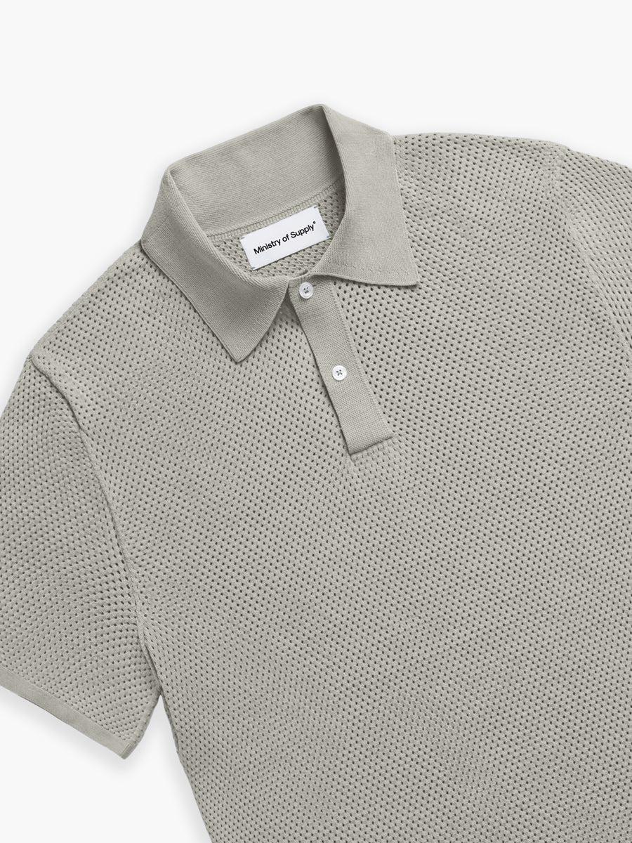 Men's Labs 3D Print-Knit Air Polo - Crimson Product Image