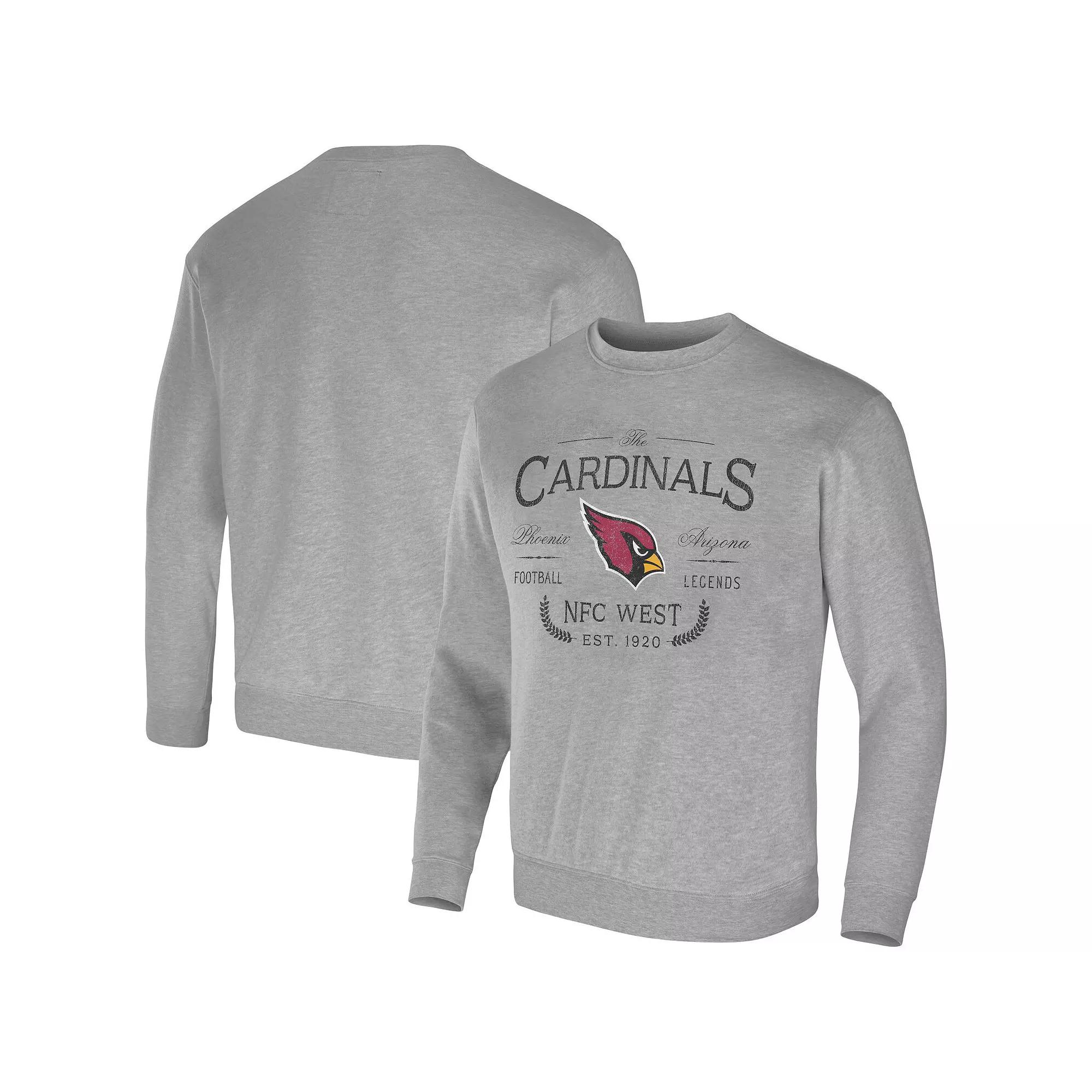 Men's NFL x Darius Rucker Collection by Fanatics Heather Gray Arizona Cardinals Pullover Sweatshirt, Size: XL, Grey Product Image
