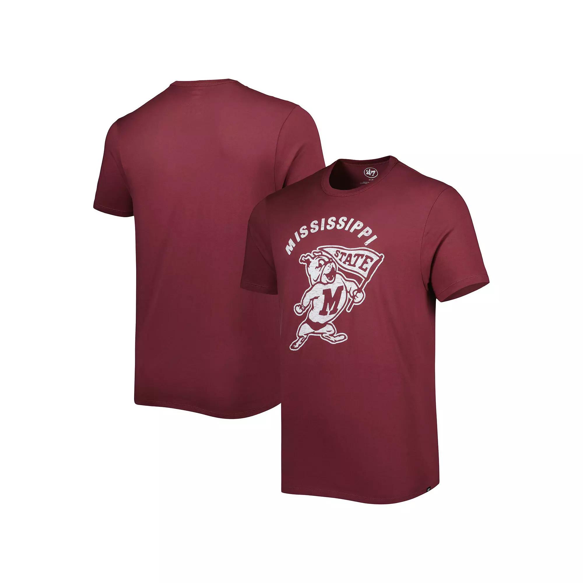 Men's '47 Maroon Mississippi State Bulldogs Premier Franklin T-Shirt,  Product Image