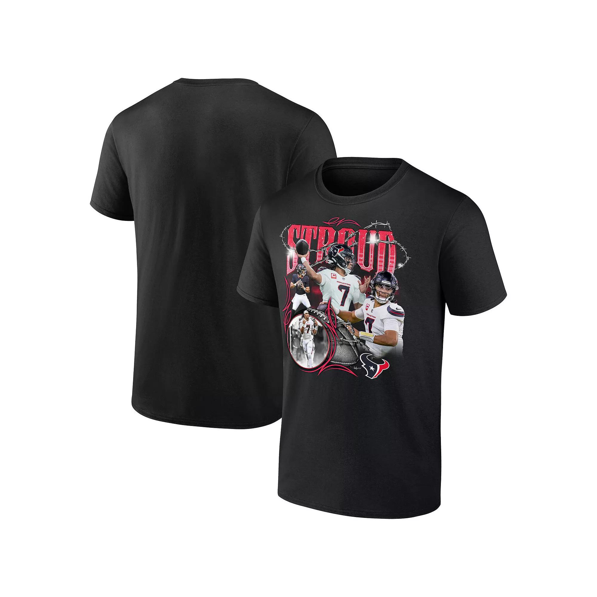 Men's Fanatics C.J. Stroud Black Houston Texans Notorious Player Graphic T-Shirt,  Product Image
